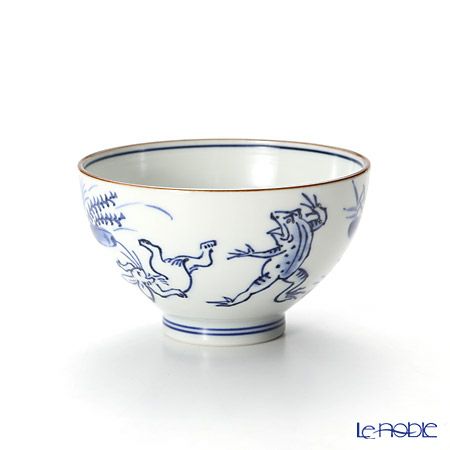 京焼・清水焼 汲出し碗 大 S0375 染付高山寺 200ml