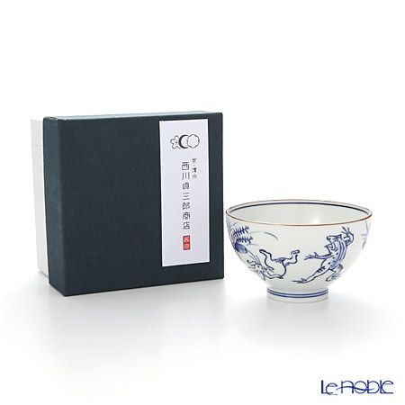 京焼・清水焼 汲出し碗 大 S0375 染付高山寺 200ml