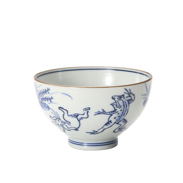 京焼・清水焼 汲出し碗 大 S0375 染付高山寺 200ml