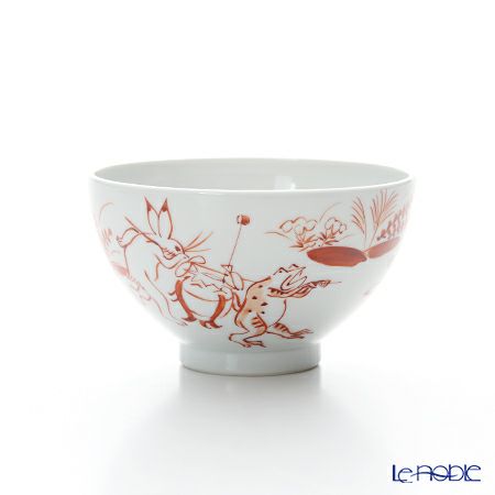 京焼・清水焼 汲出し碗 大 S0376 赤高山寺