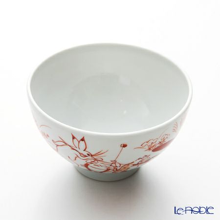 京焼・清水焼 汲出し碗 大 S0376 赤高山寺