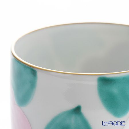 京焼・清水焼 湯呑 K0423 彩薄紅椿