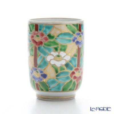 京焼・清水焼 湯呑 K0426 金彩椿 | ブランド洋食器専門店ル・ノーブル