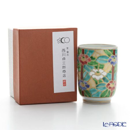 京焼・清水焼 湯呑 K0426 金彩椿