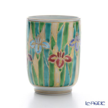 京焼・清水焼 湯呑 K0427 金彩あやめ