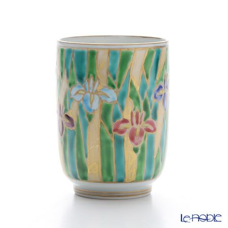 京焼・清水焼 湯呑 K0427 金彩あやめ