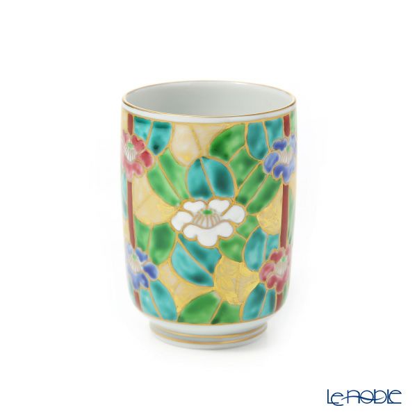 京焼・清水焼 湯呑 K0426 金彩椿