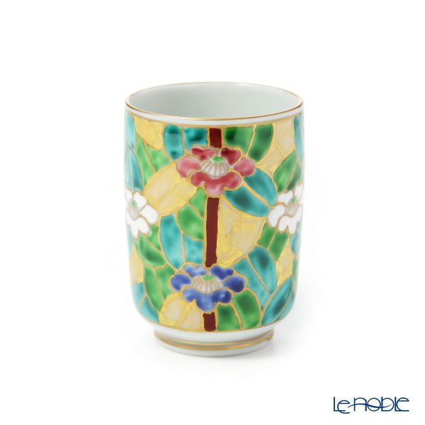 京焼・清水焼 湯呑 K0426 金彩椿