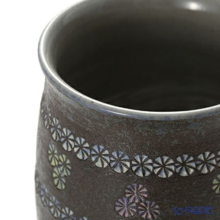 京焼・清水焼 組湯呑 ペア M0480 南蛮帯三島