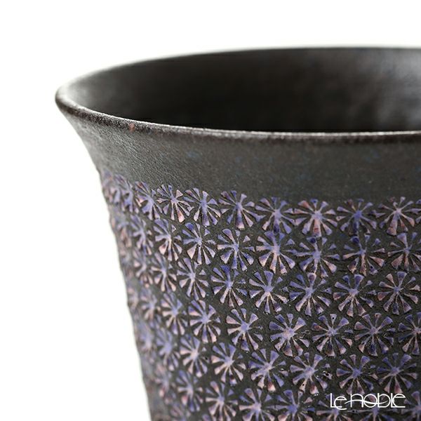 京焼・清水焼 フリーカップ M0781 南蛮三島詰 ピンク 300ml