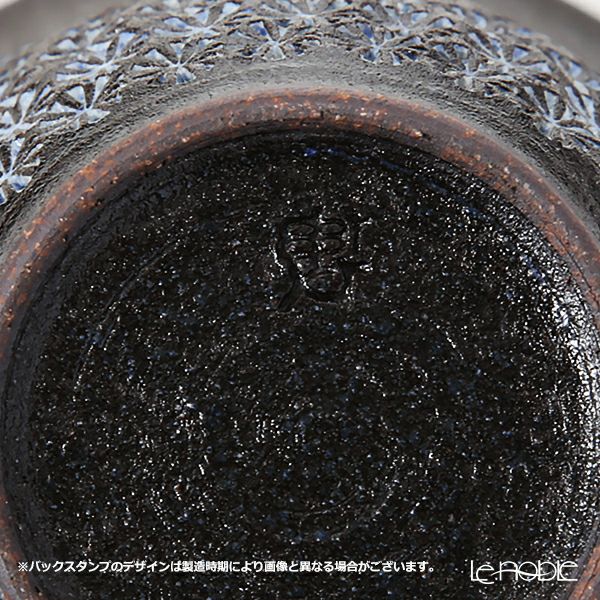 京焼・清水焼 フリーカップ M0782 南蛮三島詰 ブルー 300ml