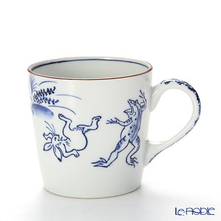 京焼・清水焼 マグカップ S0727 染付高山寺 330ml