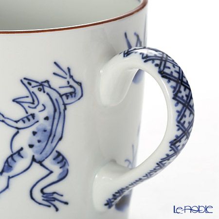 京焼・清水焼 マグカップ S0727 染付高山寺 330ml