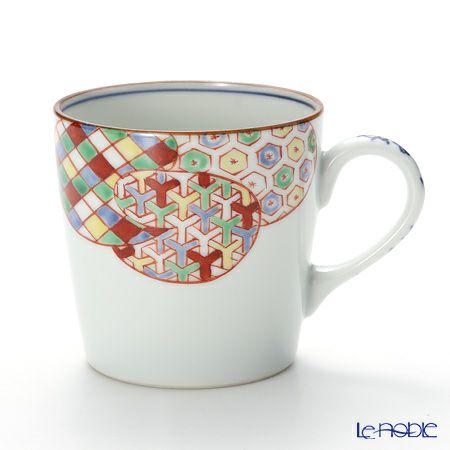 京焼・清水焼 マグカップ M0768 彩色雲小紋