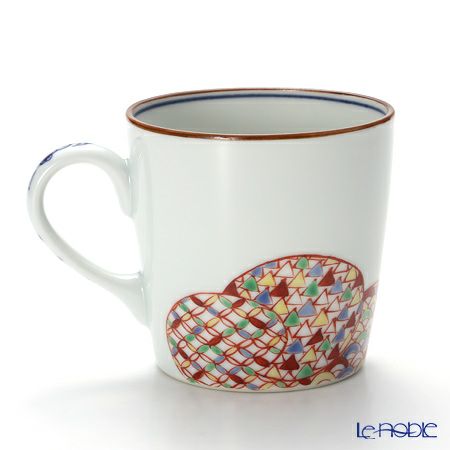 京焼・清水焼 マグカップ M0768 彩色雲小紋