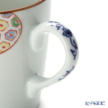 京焼・清水焼 マグカップ M0768 彩色雲小紋