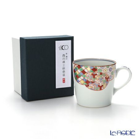 京焼・清水焼 マグカップ M0768 彩色雲小紋