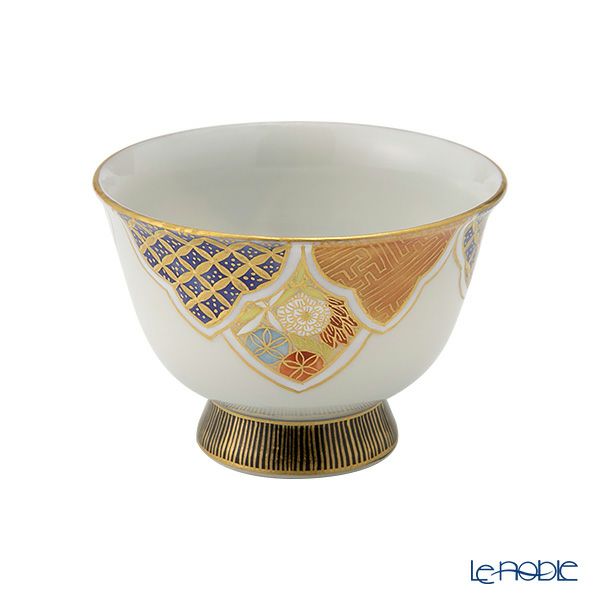 京焼・清水焼 煎茶碗／ぐい呑み 彩花小紋松竹梅 50ml T09170