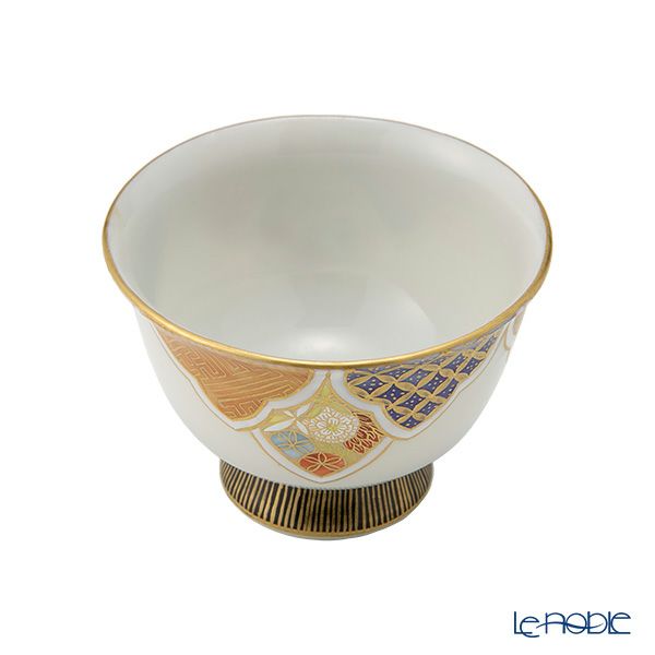 京焼・清水焼 煎茶碗／ぐい呑み 彩花小紋松竹梅 50ml T09170