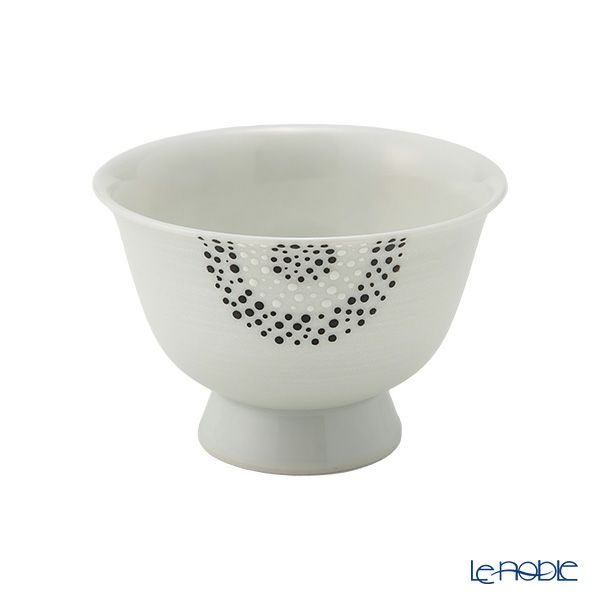 京焼・清水焼 煎茶碗／ぐい呑み 彩点詰銀彩唐草 50ml K09167