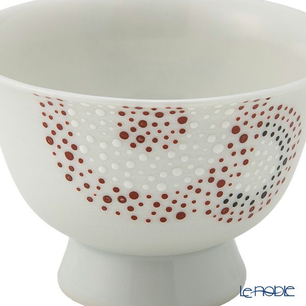 京焼・清水焼 煎茶碗／ぐい呑み 彩点詰銀彩唐草 50ml K09167