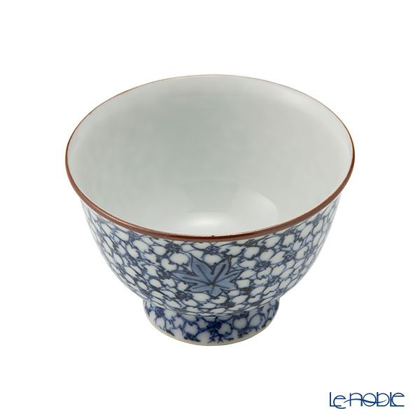 京焼・清水焼 煎茶碗／ぐい呑み 染付雲錦詰 50ml T09168