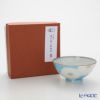 京焼・清水焼 飯碗 白菊青地 K0501