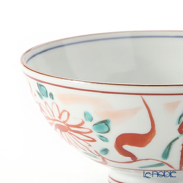 京焼・清水焼 組飯碗 ペア S0581 彩赤絵