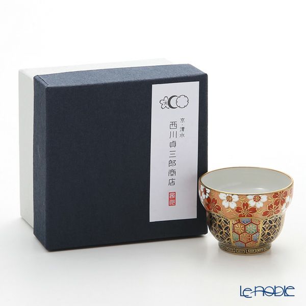 京焼・清水焼 ぐい呑 T0999 渕花小紋 100ml