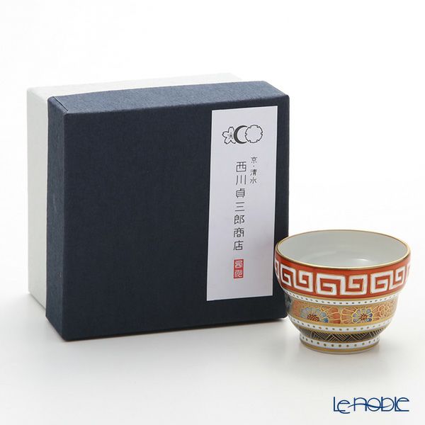 京焼・清水焼 ぐい呑 T09102 彩帯小紋 100ml