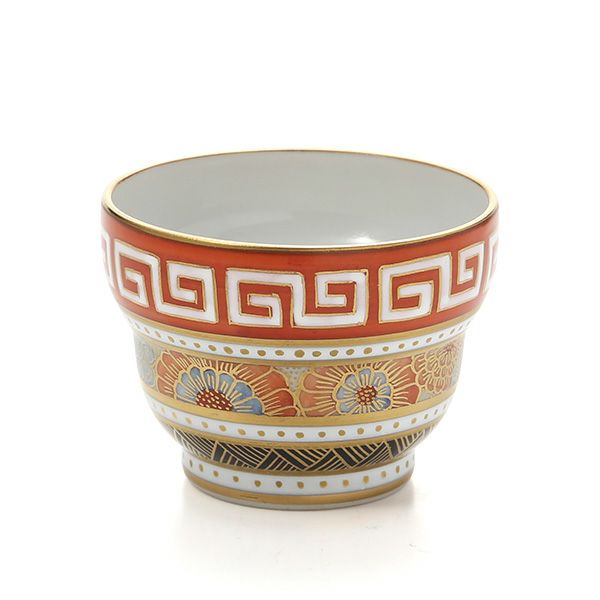 京焼・清水焼 ぐい呑 T09102 彩帯小紋 100ml