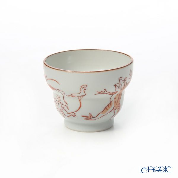 京焼・清水焼 ぐい呑 S09106 赤高山寺