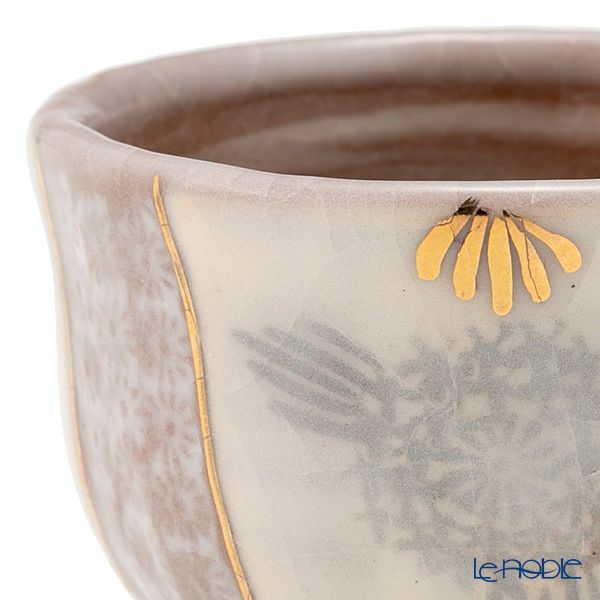 京焼・清水焼 煎茶碗／ぐい呑 志野花三島 K09125 100ml