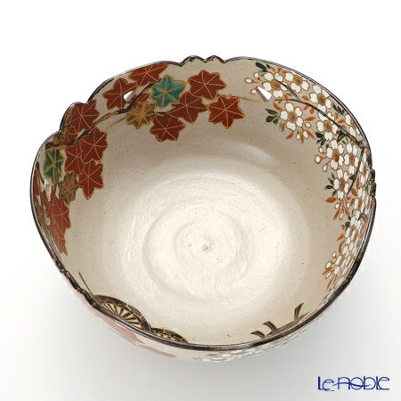 京焼・清水焼 大鉢 NK0160 大鉢彩雲錦御所車