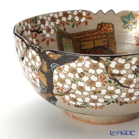 京焼・清水焼 大鉢 NK0160 大鉢彩雲錦御所車