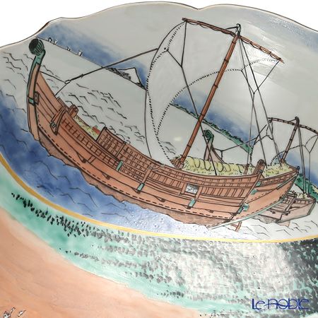 京焼・清水焼 大鉢 NK0161 赤富士大鉢