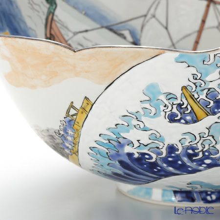 京焼・清水焼 大鉢 NK0161 赤富士大鉢