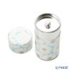 西川貞三郎商店 茶缶／茶筒 S0890 姫菊 青 容量：150g アルミ製