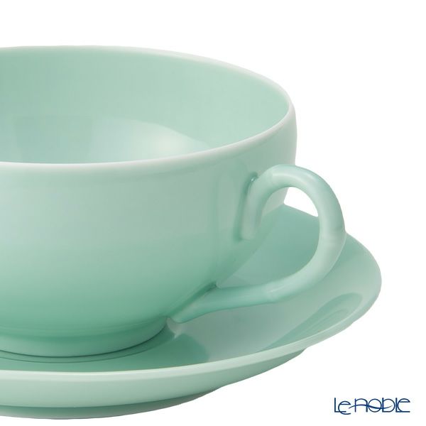 西川貞三郎商店 NISHIKAWA JAPAN KATA エッグシェル／卵殻手（らんかくで） ティーカップ＆ソーサー 翠雨 ブルー 220ml NJ07-003