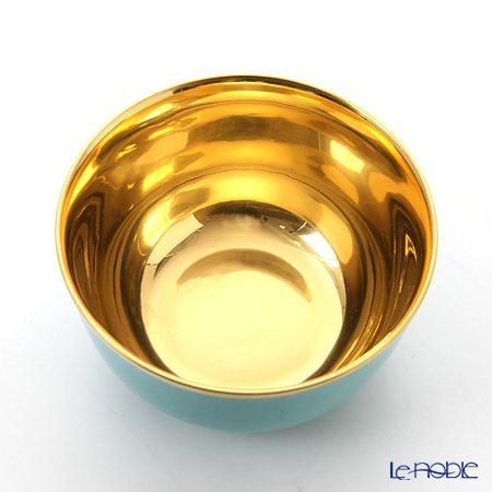 アウガルテン（AUGARTEN） トリアノン（7042T） シャンパンボウル ターコイズ／ゴールド