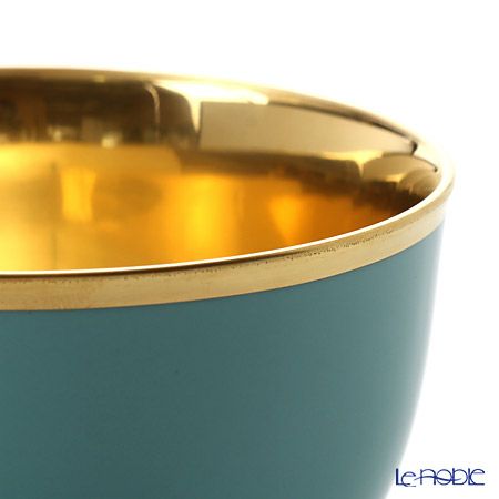 アウガルテン（AUGARTEN） トリアノン（7042T） シャンパンボウル ターコイズ／ゴールド