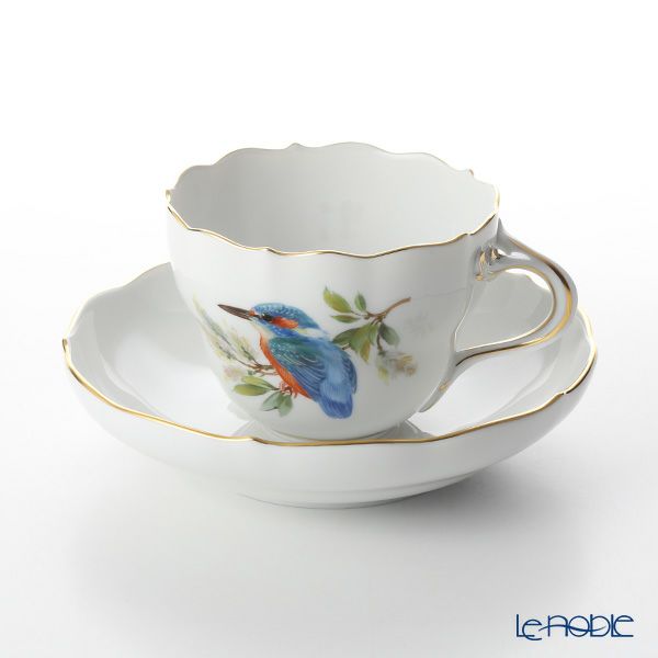 マイセン（Meissen） 鳥 260210／00582／Kingfisher コーヒーカップ＆ソーサー 200ml カワセミ