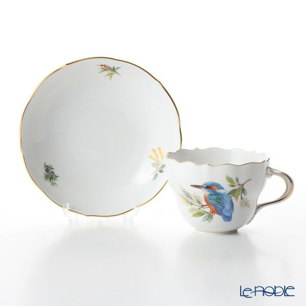 マイセン（Meissen） 鳥 260210／00582／Kingfisher コーヒーカップ＆ソーサー 200ml カワセミ