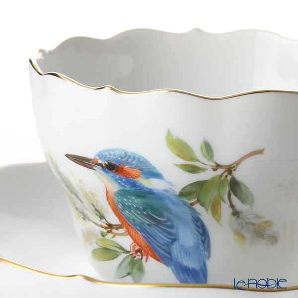 マイセン（Meissen） 鳥 260210／00582／Kingfisher コーヒーカップ＆ソーサー 200ml カワセミ