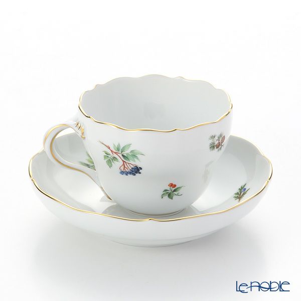 マイセン（Meissen） 鳥 260210／00582／Blue Titmouse コーヒーカップ＆ソーサー 200ml アオガラ