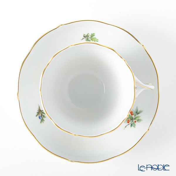 マイセン（Meissen） 鳥 260210／00582／Blue Titmouse コーヒーカップ＆ソーサー 200ml アオガラ