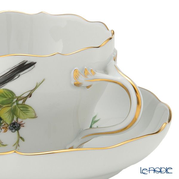 マイセン（Meissen） 鳥 260210／00582／Long-tailed Titmouse コーヒーカップ＆ソーサー 200ml エナガ