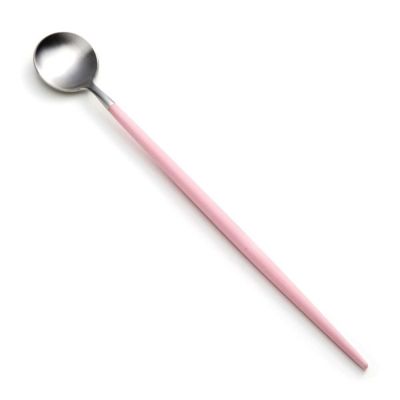 クチポール ゴア GOA ピンク／シルバー ロングドリンクスプーン 21cm