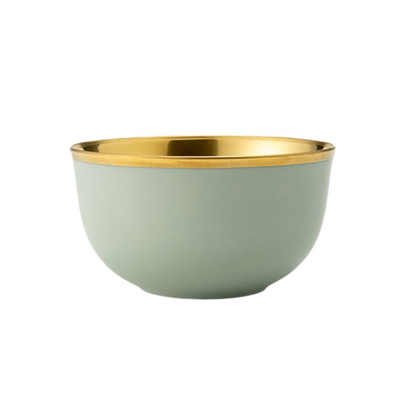 アウガルテン（AUGARTEN） トリアノン（7042SE） シャンパンボウル 9cm セラドングリーン／ゴールド