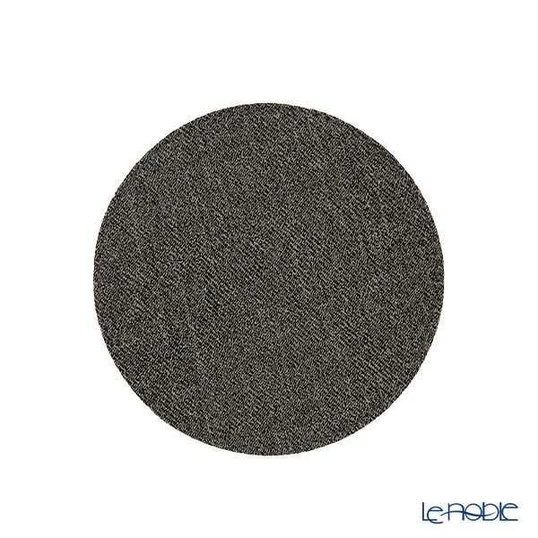 トルコ雑貨 アルテペレ チェーン コースター 11.5cm 5枚セット デニム調 グレー／ホワイト PVC加工合皮製 撥水加工